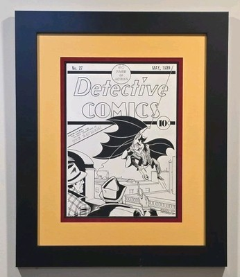 Detective 27 Original Comic Art Cover Recreation Mike DeCarlo 2014