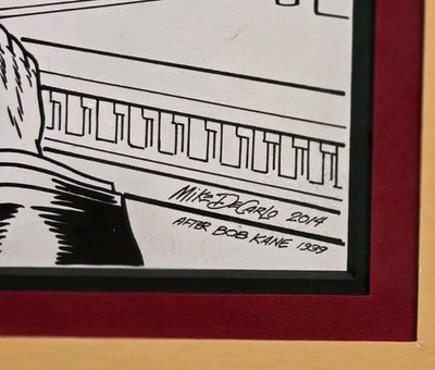 Detective 27 Original Comic Art Cover Recreation Mike DeCarlo 2014 - Image 3