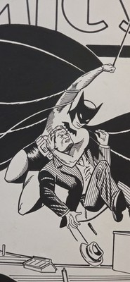 Detective 27 Original Comic Art Cover Recreation Mike DeCarlo 2014 - Image 4