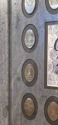 Disney 2000 Millennium Resort Pressed Quarter Framed Set Rare Find LE 12/100 WDW - Image 2