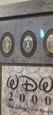 Disney 2000 Millennium Resort Pressed Quarter Framed Set Rare Find LE 12/100 WDW - Image 3