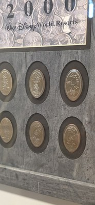 Disney 2000 Millennium Resort Pressed Quarter Framed Set Rare Find LE 12/100 WDW - Image 6
