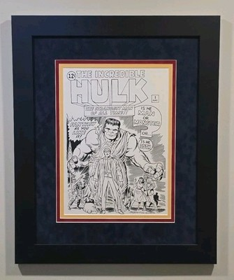 Incredible Hulk #1 Original Comic Art Cover Recreation Mike DeCarlo 2014