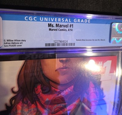 Ms. Marvel #1 CGC 9.8 Marvel Comics 2014 1st Kamala Khan White Pages - Image 2