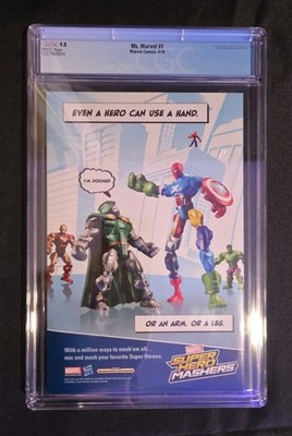 Ms. Marvel #1 CGC 9.8 Marvel Comics 2014 1st Kamala Khan White Pages - Image 3