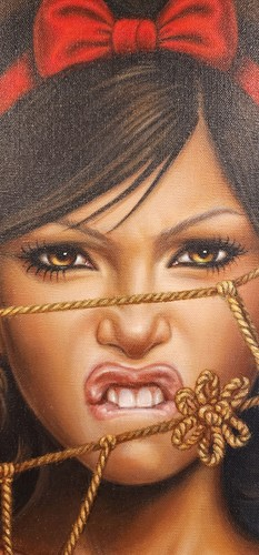 Snow White Original Painting MIMI YOON 22X28 1st Once Upon a Time No More - Image 2