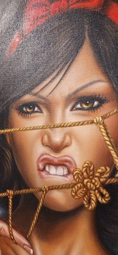 Snow White Original Painting MIMI YOON 22X28 1st Once Upon a Time No More - Image 6