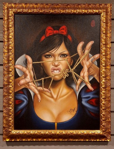 Snow White Original Painting MIMI YOON 22X28 1st Once Upon a Time No More