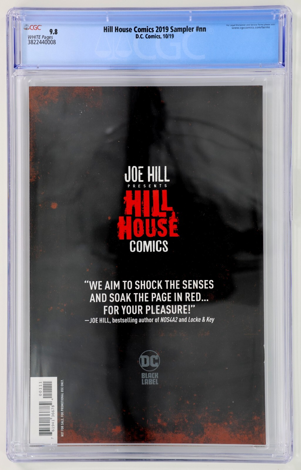 Hill House Comics 2019 Sampler #nn CGC 9.8 (DC Comics October 2019) - Image 2
