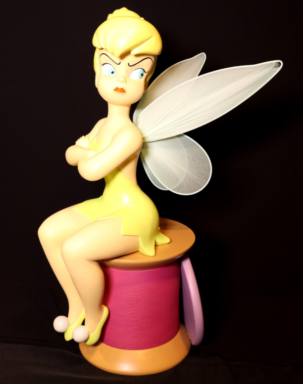 Tinker Bell LE of 250 Disney Auctions w/o Box RARE Big Fig 2ft Tall Tinkerbell