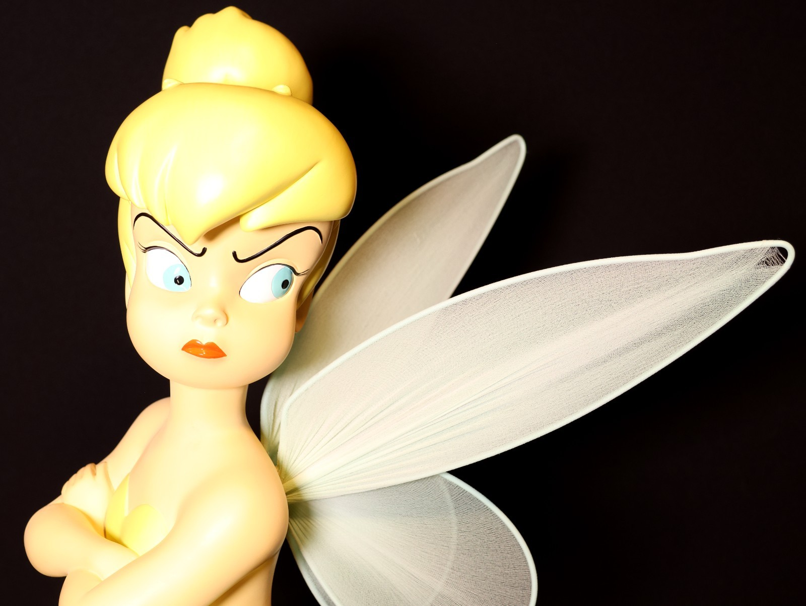 Tinker Bell LE of 250 Disney Auctions w/o Box RARE Big Fig 2ft Tall Tinkerbell - Image 2