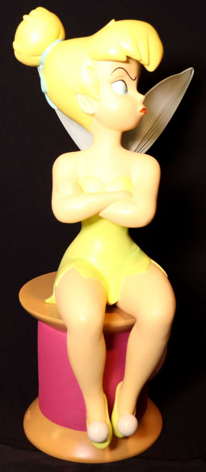 Tinker Bell LE of 250 Disney Auctions w/o Box RARE Big Fig 2ft Tall Tinkerbell - Image 5