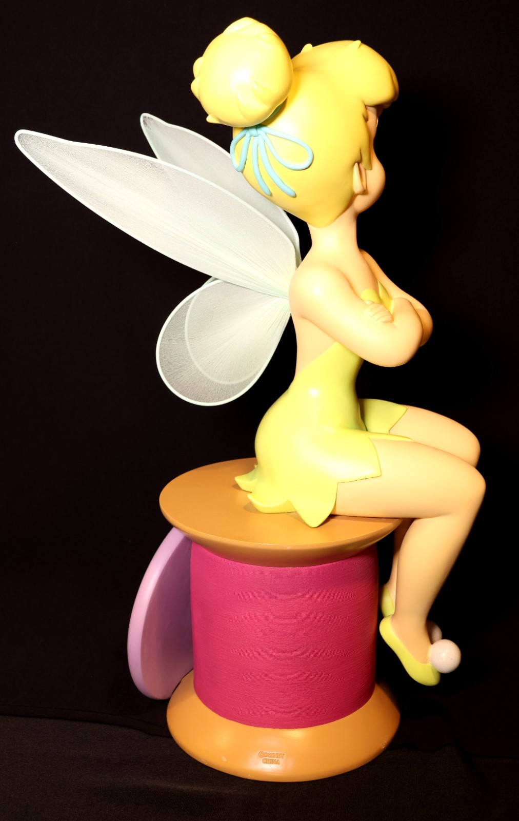 Tinker Bell LE of 250 Disney Auctions w/o Box RARE Big Fig 2ft Tall Tinkerbell - Image 7