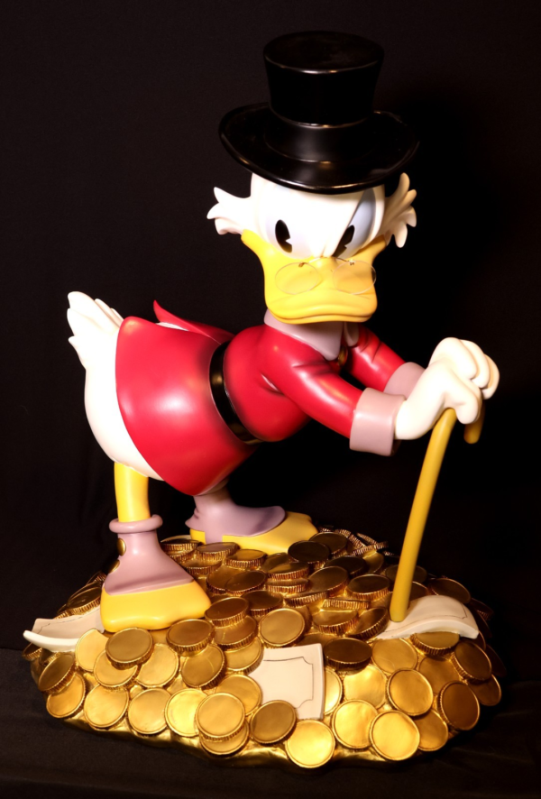 Uncle Scrooge LE of 250 Disney Auctions Exclusive w/o Box RARE Big Fig 2ft Tall