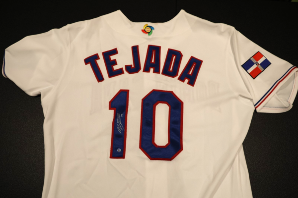Miguel Tejada WBC World Baseball Classic Signed Jersey 2004 Allstar Game