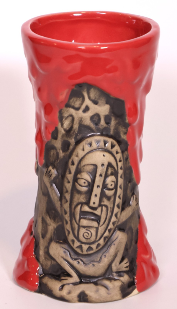 Disney Tiki Mug Trader Sam's Grog Grotto 1st Edition Red
