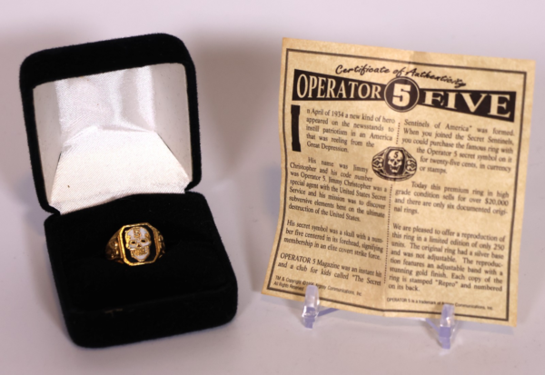 Operator Five Replica Premium Ring Argosy 1996 #3 of Only 250 Made!