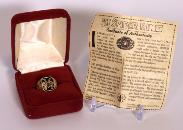 The Spider Replica Premium Ring Argosy 1996 #2 of Only 250 Made! LOW NUMBER!