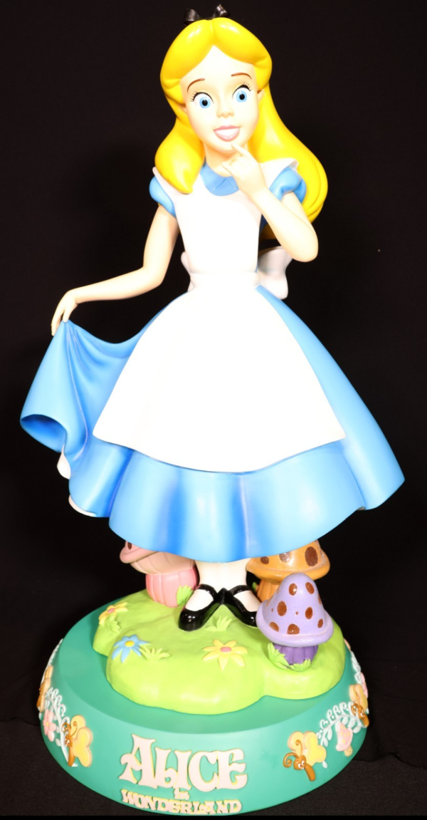 Alice in Wonderland ALICE Big Fig Disneyland Disney 25" Figurine
