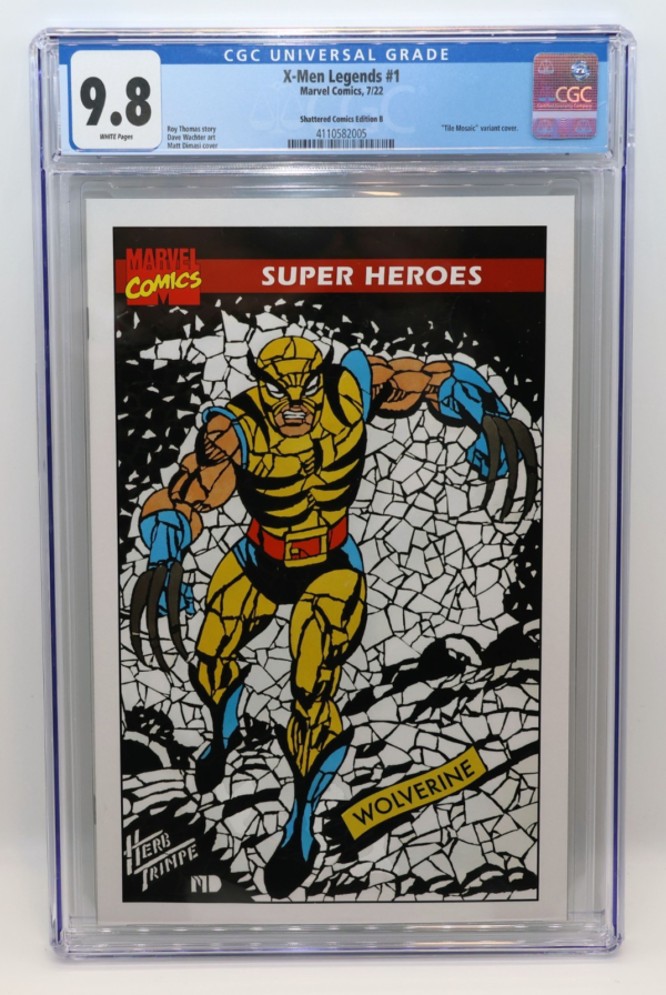 X-Men Legends #1 Shattered Comics Edition B Tile Mosaic CGC 9.8! RARE!