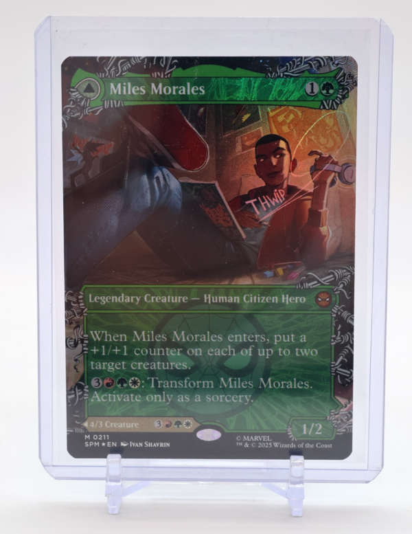 Miles Morales (0211) (Borderless) Marvel's Spider-Man Foil