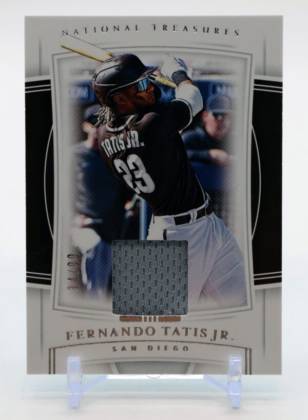 2020 National Treasures Fernando Tatis Jr Player Worn Patch /99 Panini One Touch