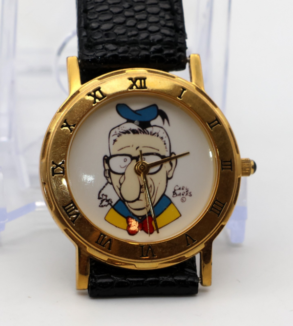 Carl Barks Collector's Watch Donald Caricature Ultra Rare