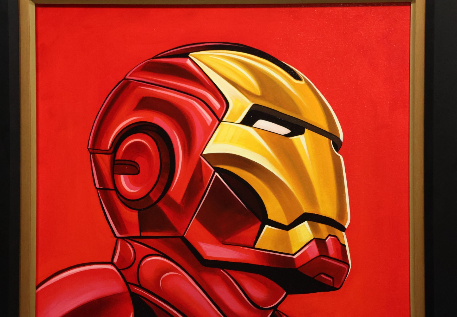 IRON MAN & SPIDEY Painting By Tim Rogerson 29x35 Original Art Marvel Fine Art - Image 2