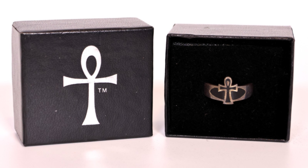 Death Ankh Ring DC Direct Silver Mens Size 12