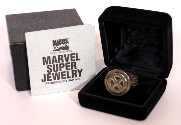 Marvel Super Jewelry X-Men Xavier Institute JAP INC. Silver Class Ring Size 10
