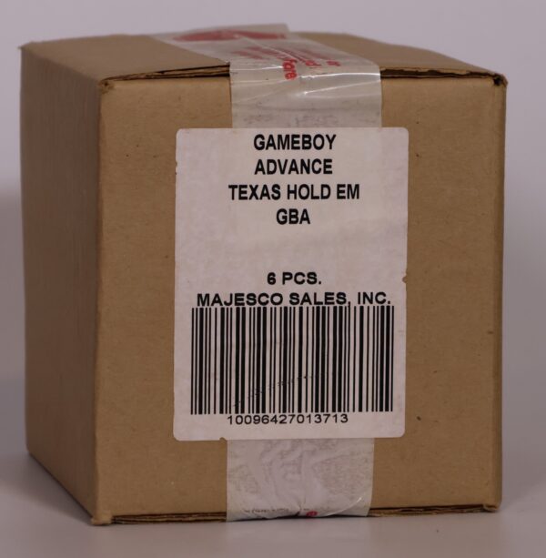 NEW SEALED MASTER CASE OF 6 TEXAS HOLD'EM GAME FOR GAMEBOY ADVANCE HOLD EM