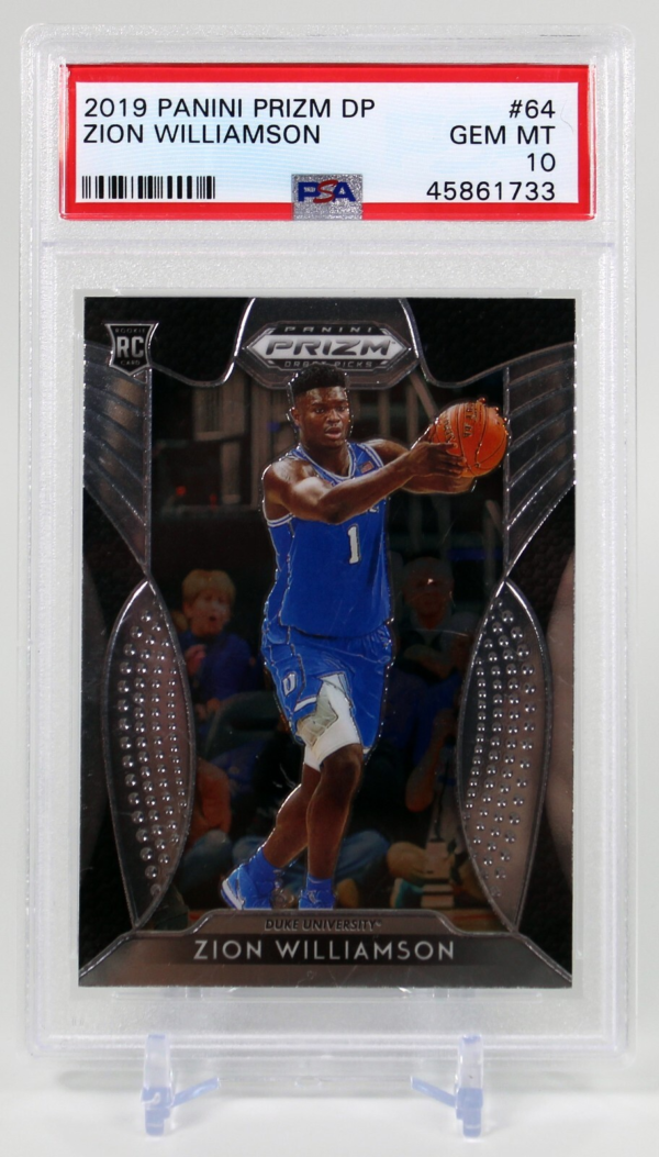 2019 Panini Prizm Dp Zion Williamson #64 RC Rookie Card PSA 10 GEM MINT